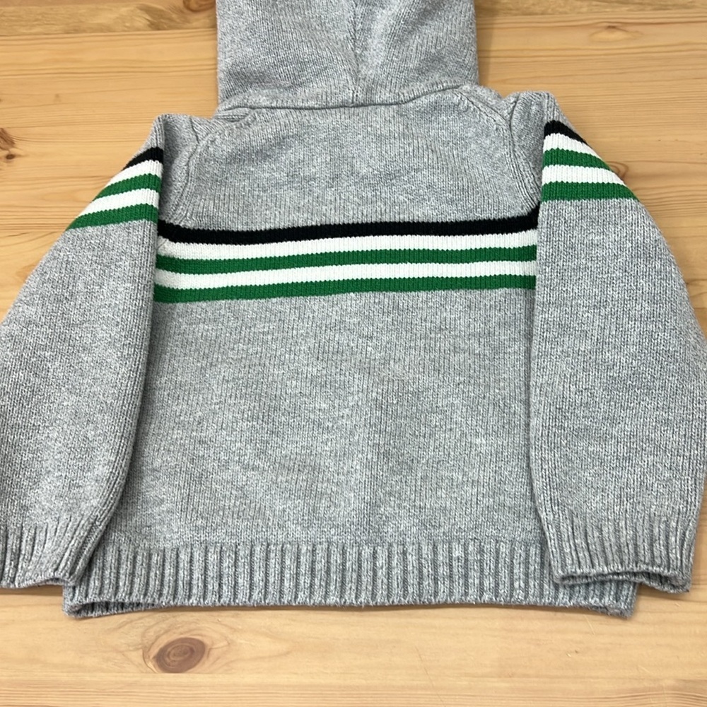 Janie and Jack sweater Hoodie grey - Picture 6 of 10